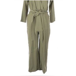 Elizabeth & James Long Sleeve Tie Waist Jumpsuit